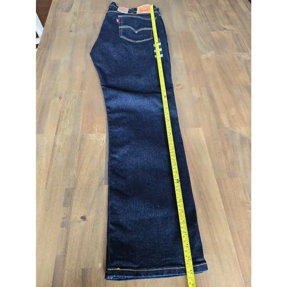 Levi's 514 Straight Jeans Mens Blue Denim 38x32 NWT